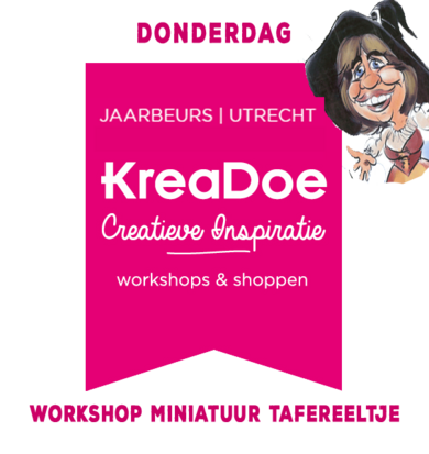 KreaDoe Workshop plekje reserveren Donderdag 31 oktober