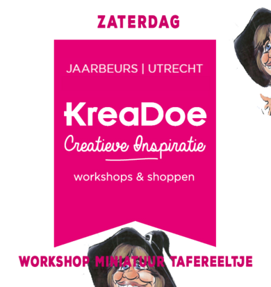 KreaDoe Workshop plekje reserveren Zaterdag 2 november