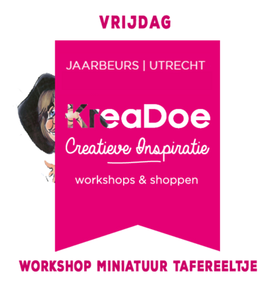 KreaDoe Workshop plekje reserveren Vrijdag 1 november